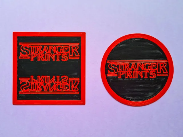 Stranger Prints coasters - no-MMU and customizable