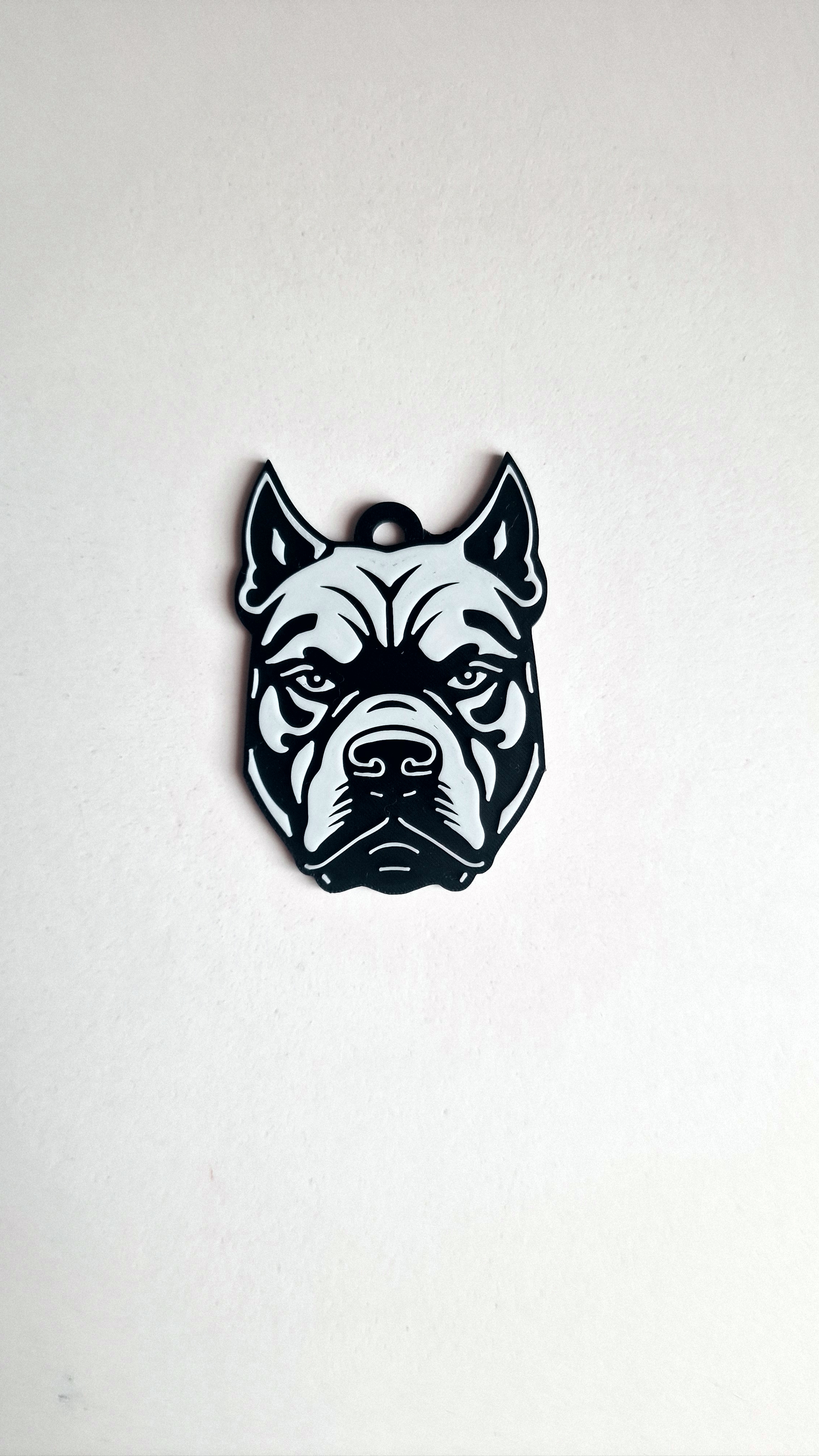 Pitbull keychain