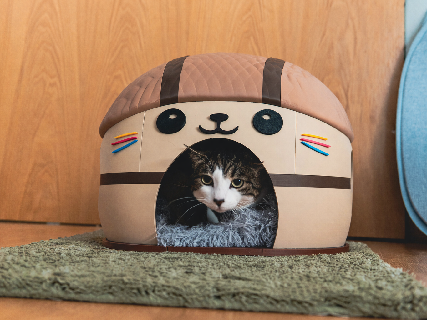Cute Kawai Cat House - Fullsize Pet Home