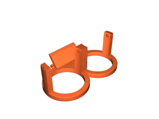 Saab 900 double cup holder by Otto Rasmussen | Download free STL