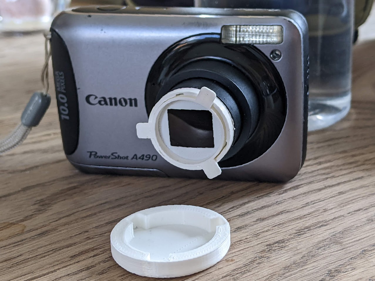 Improved IR filter mount for point and shoot camera