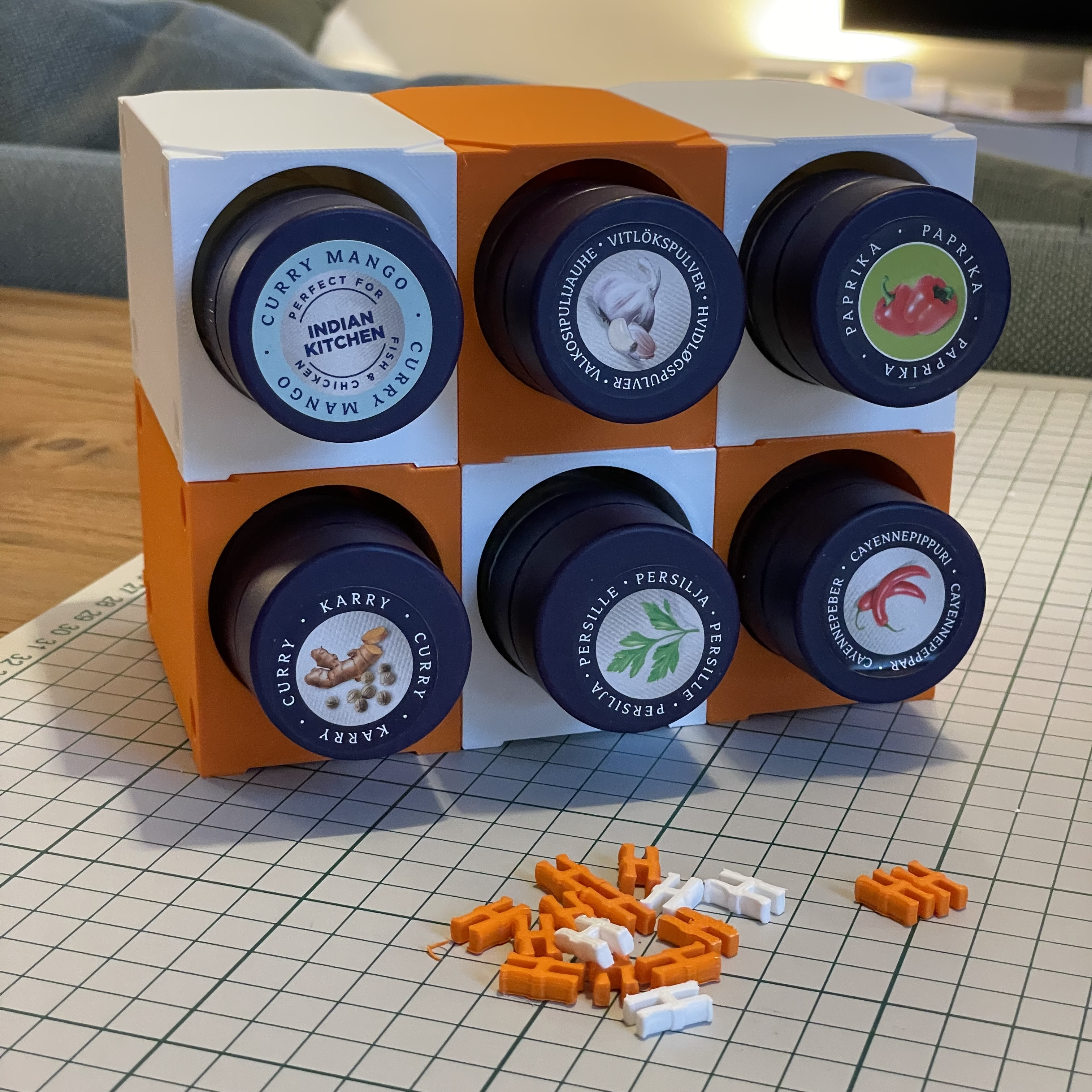 Miniatura 6 do modelo 3D Modular Spice Rack