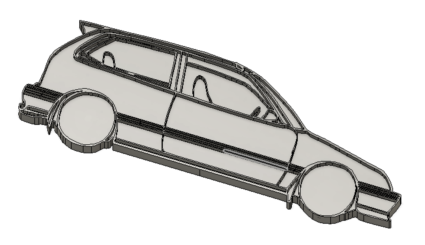 1989 Honda Civic EF Hatchback Side View