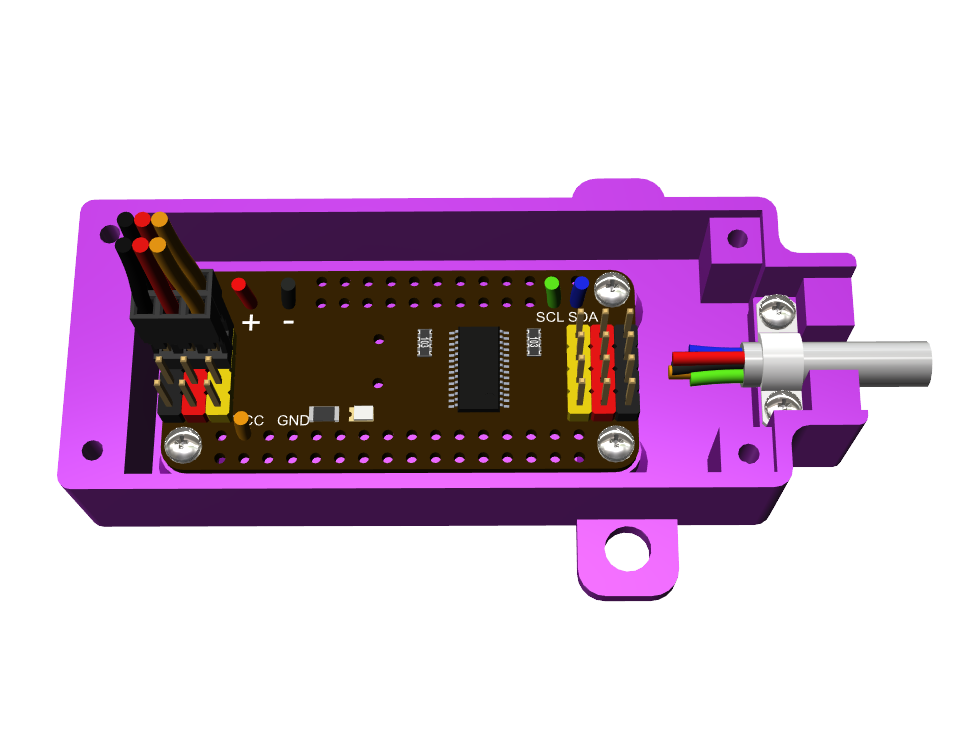 Housing for SMuFF Multiservo Option (FeatherWing)