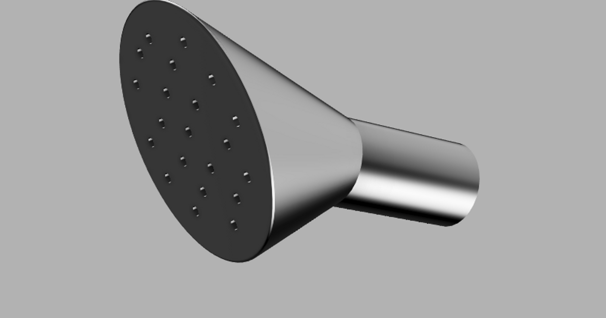 Watering Can Nozzle by Matt Download free STL model