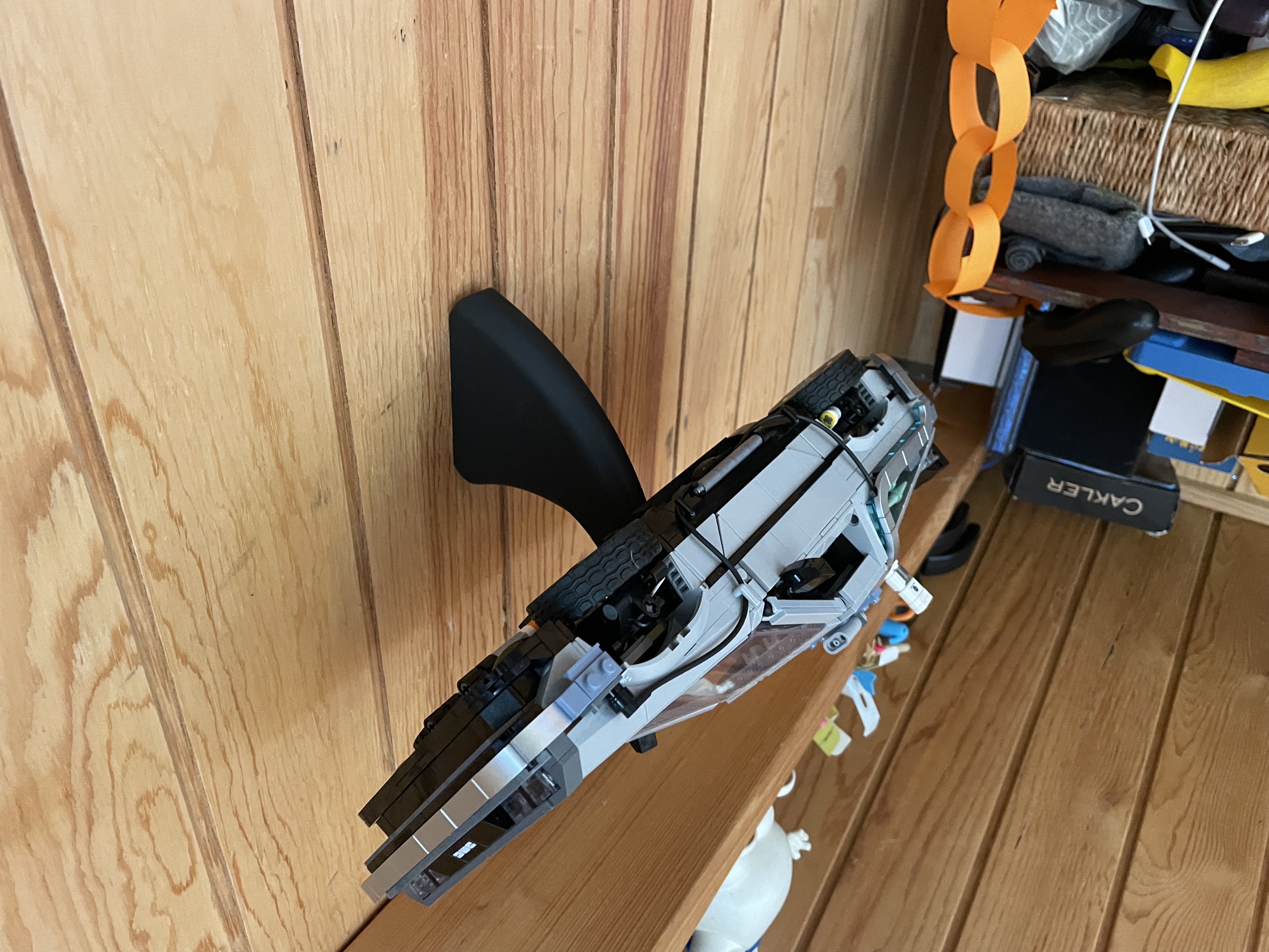 Lego 10300 DeLorean Wall Mount Slim
