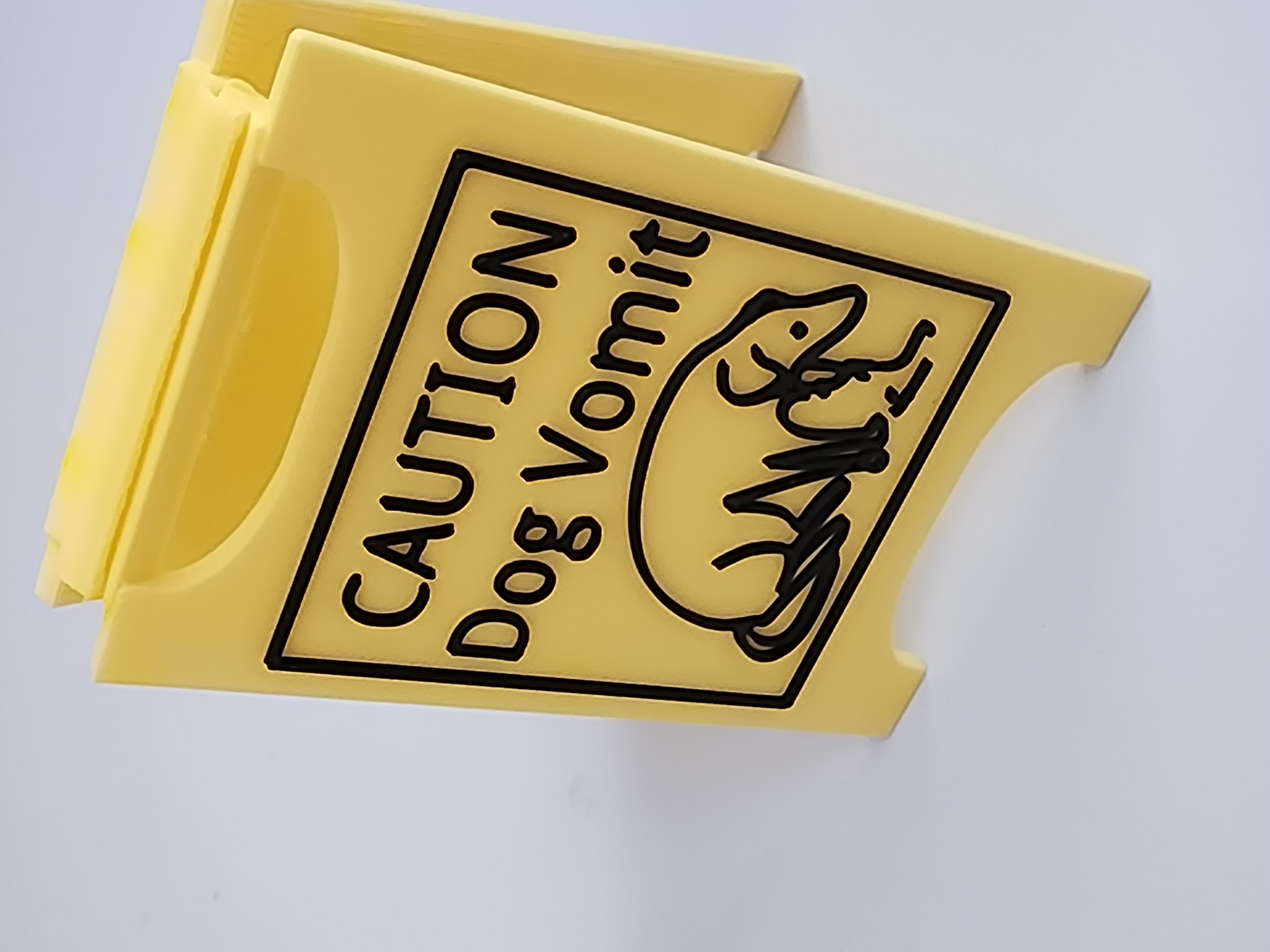 Dog Vomit Sign