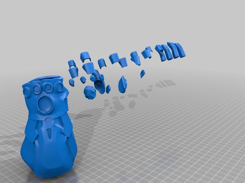 Miniatura 3 do modelo 3D Thanos Infinity Gauntlet