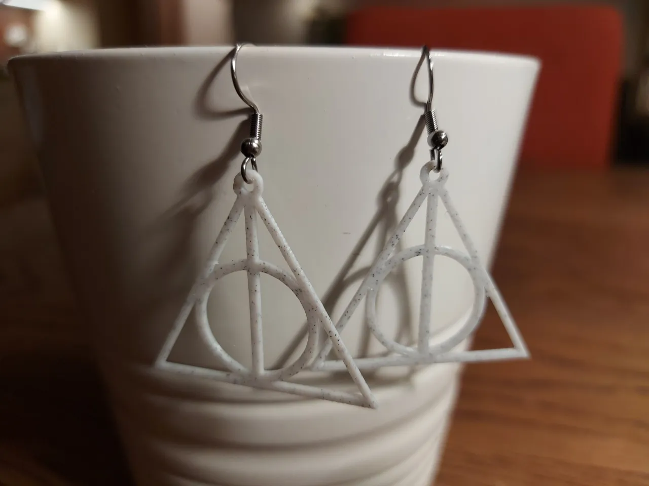 Harry Potter Earrings the Deathly Hallows Earrings - Etsy