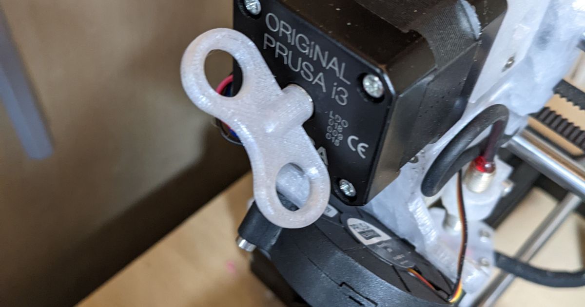 Turn Key Printer Visualizers Remix for Stepper Motor (scaled for Prusa