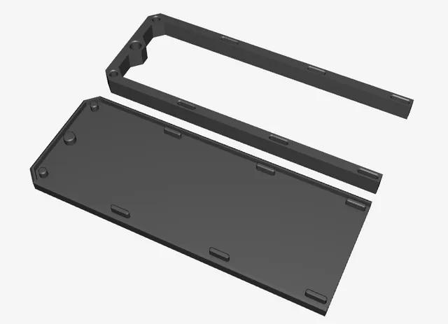 Simple case for sun protector glasses clip mk2