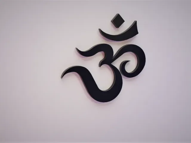 Om 2D wall sign