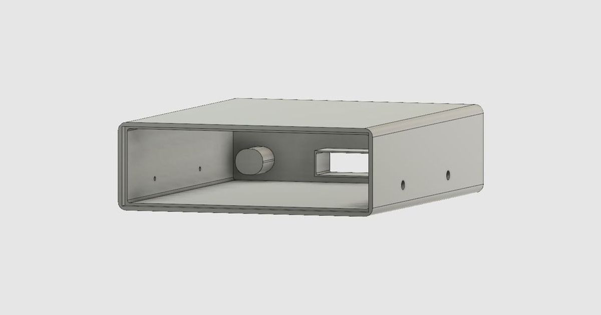 5.25" DVD Enclosure by Rossano Download free STL model