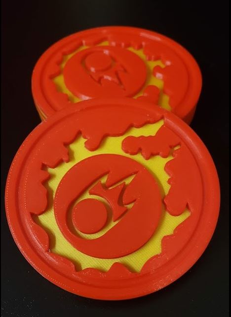 Miniatura 2 do modelo 3D Final Fantasy Coasters