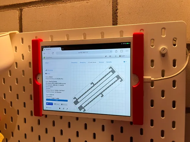 IKEA Skadis - iPad Air Mount