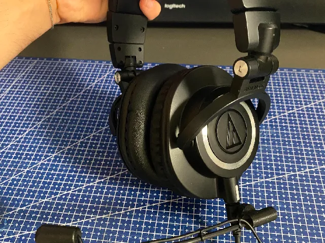 ATH-M50X magnetic mic mod