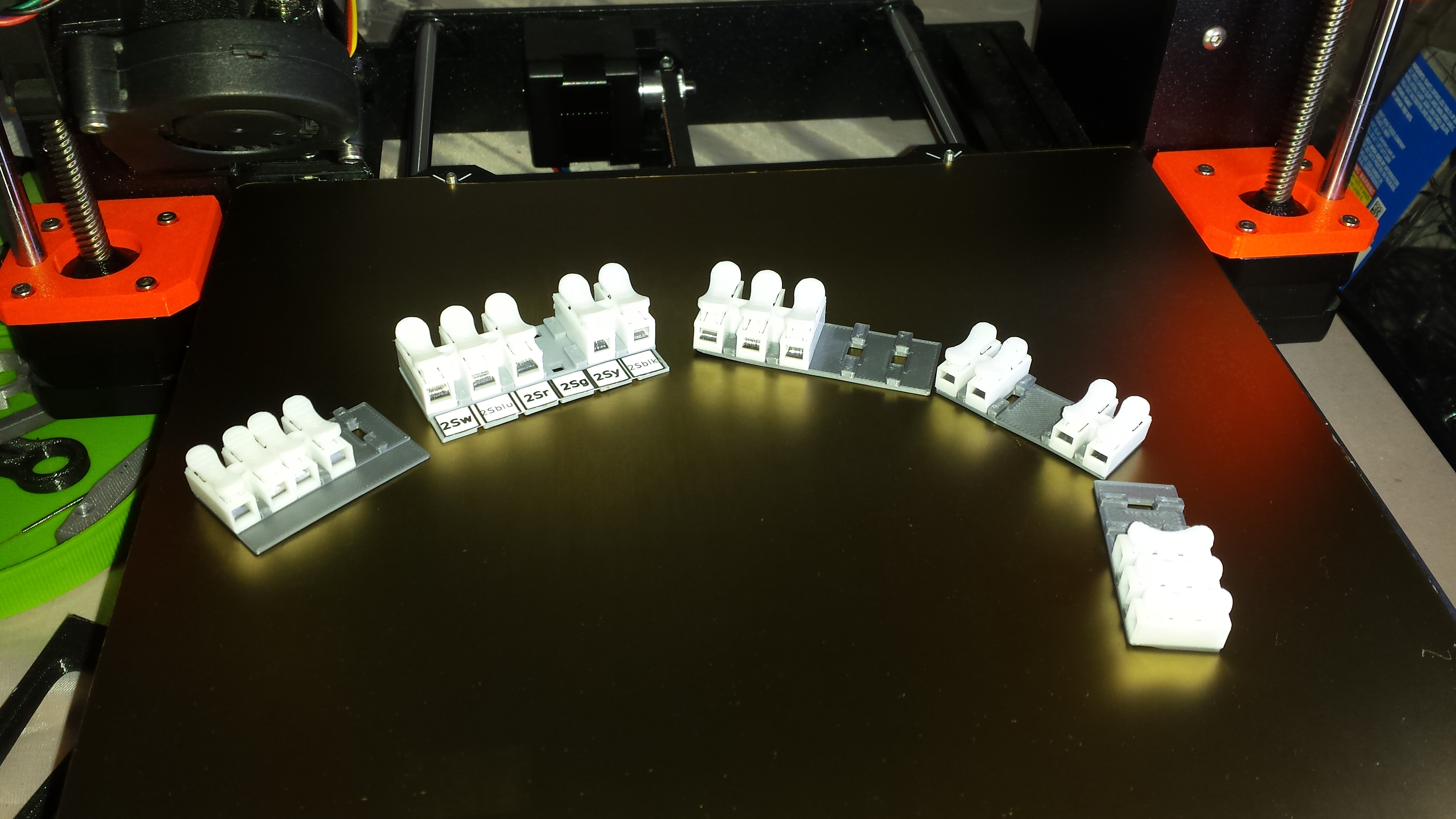 Quick Wire / cable connector terminal block spring connector wire holder (multiple types / sizes with label option)