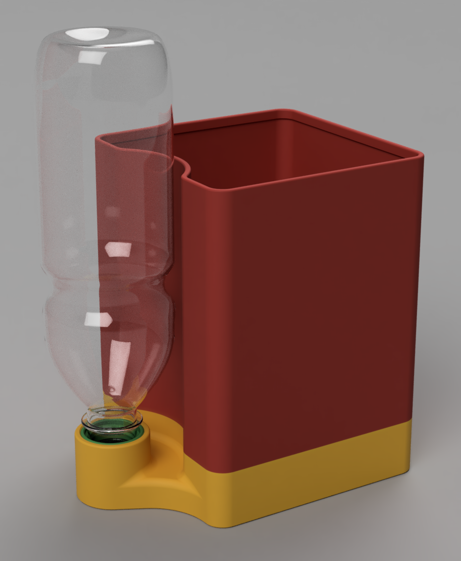 Miniatura 8 do modelo 3D Self Watering Pot/Planter (Parametric)