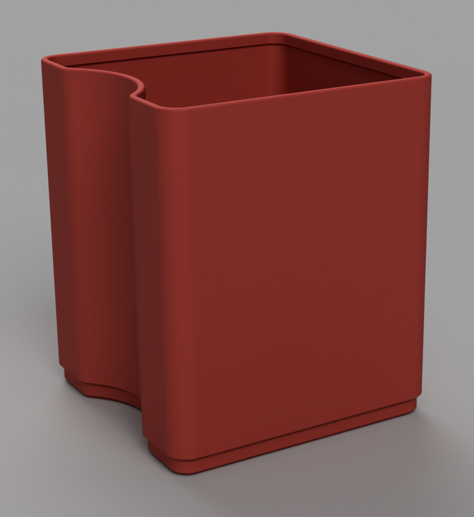 Miniatura 15 do modelo 3D Self Watering Pot/Planter (Parametric)
