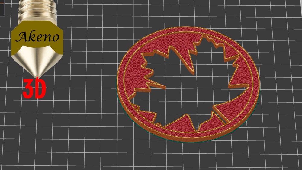 Miniatura 2 do modelo 3D Maple Leaf Round Coaster