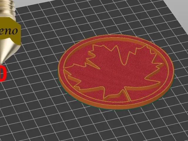 Maple Leaf Coaster