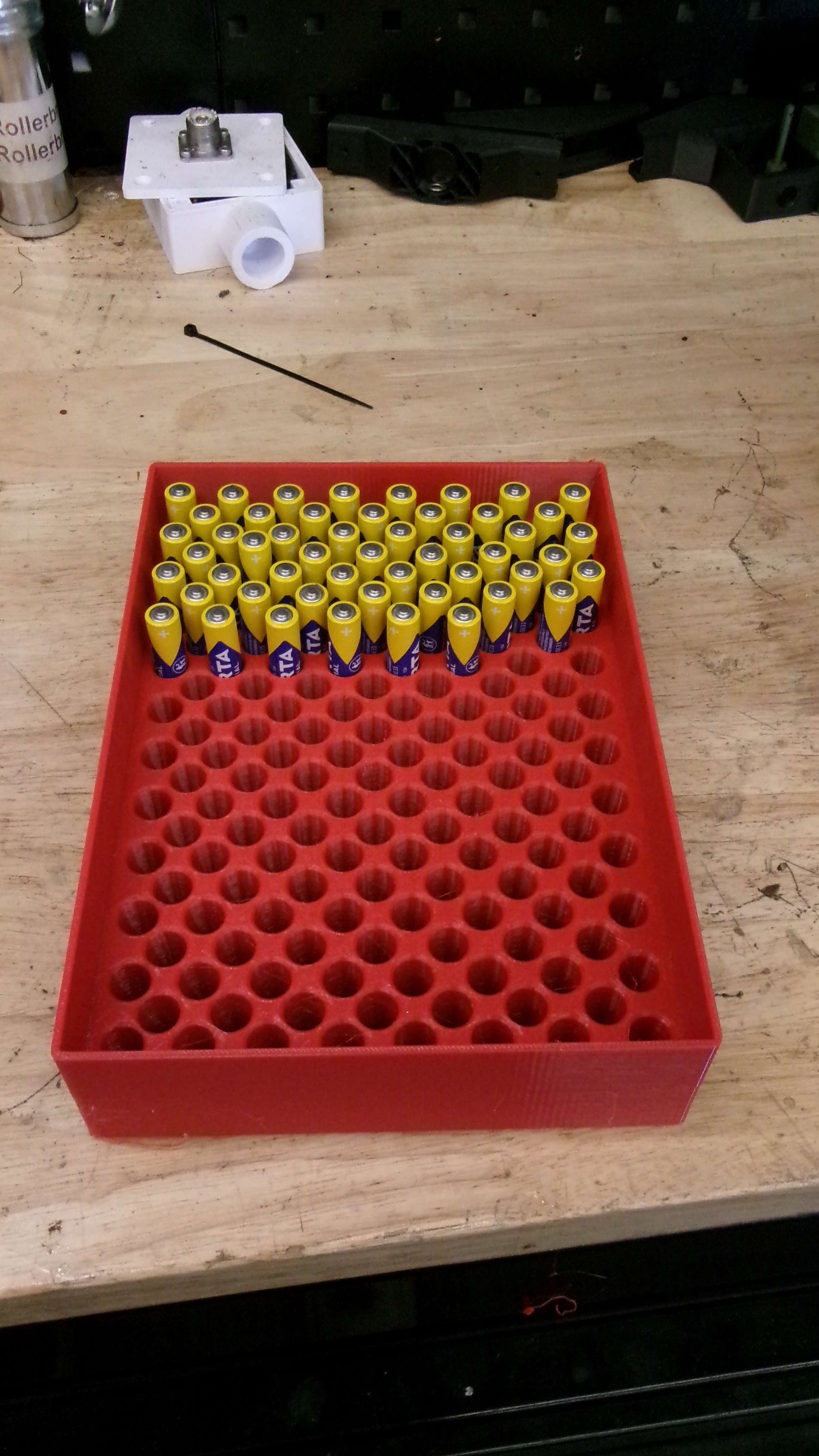 Tayg size AAA battery holder tray 158x aaa battery