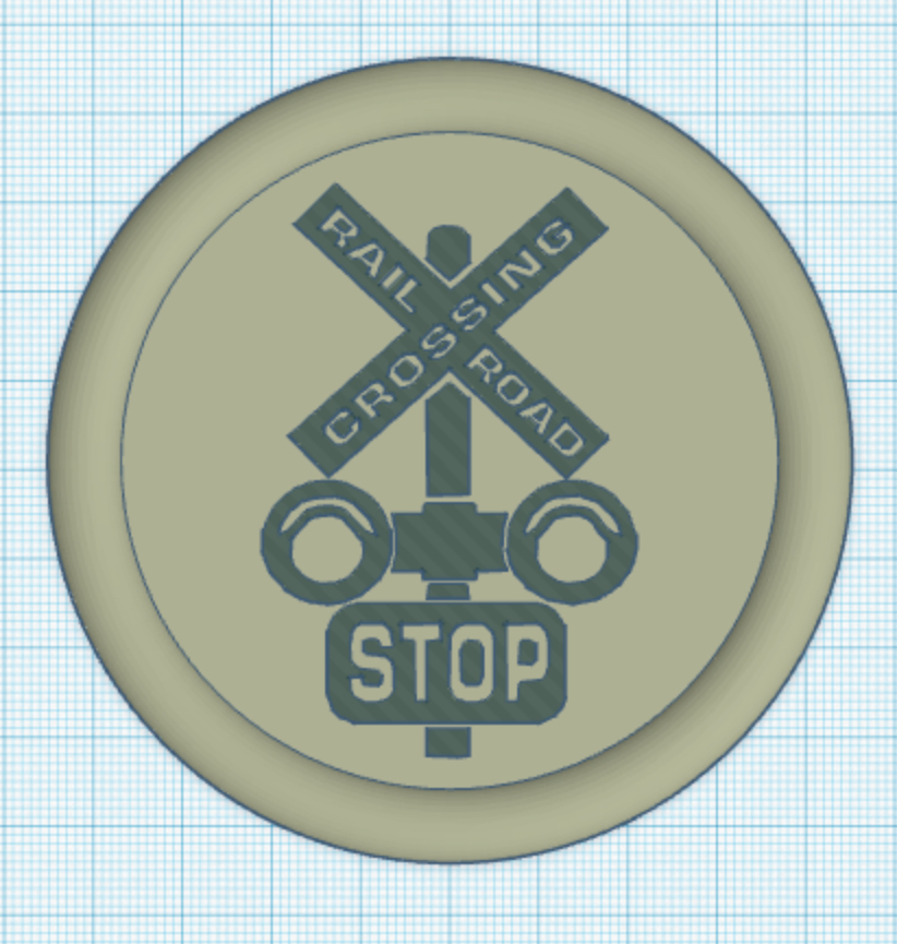 Railroad Crossing Coaster by mtyo Download free STL model