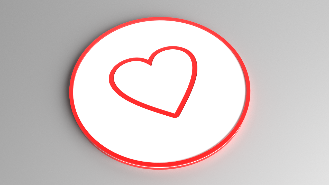 Miniatura 6 do modelo 3D Heart Coaster Set