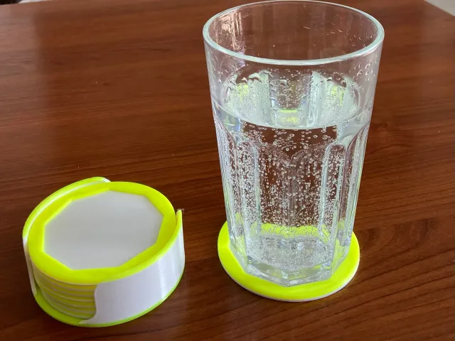 Stand and coaster for IKEA Pokal jars.