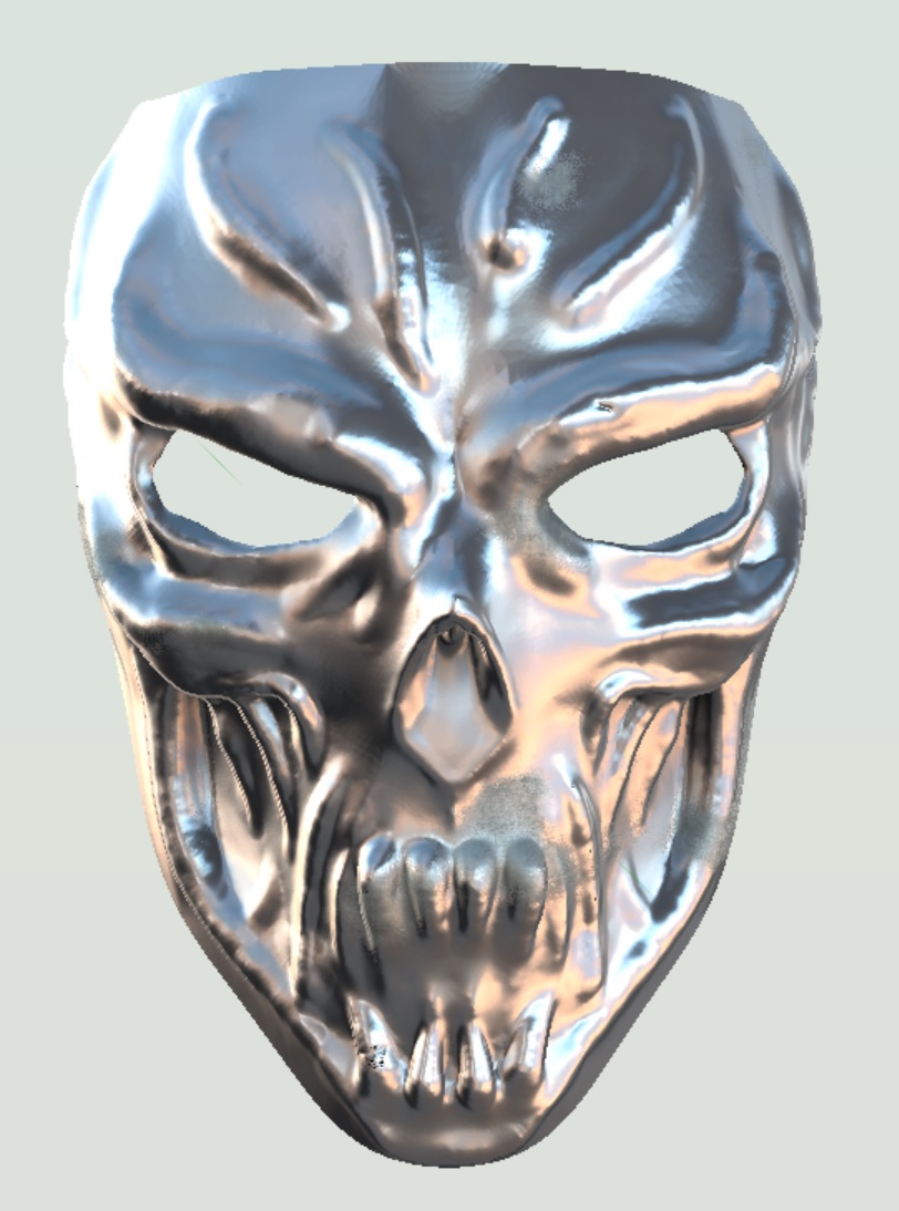 Miniatura 4 do modelo 3D Demon Mask  Concept Mk1
