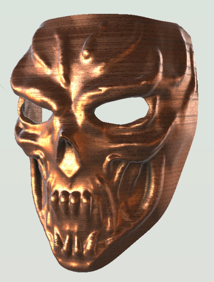 Miniatura 5 do modelo 3D Demon Mask  Concept Mk1