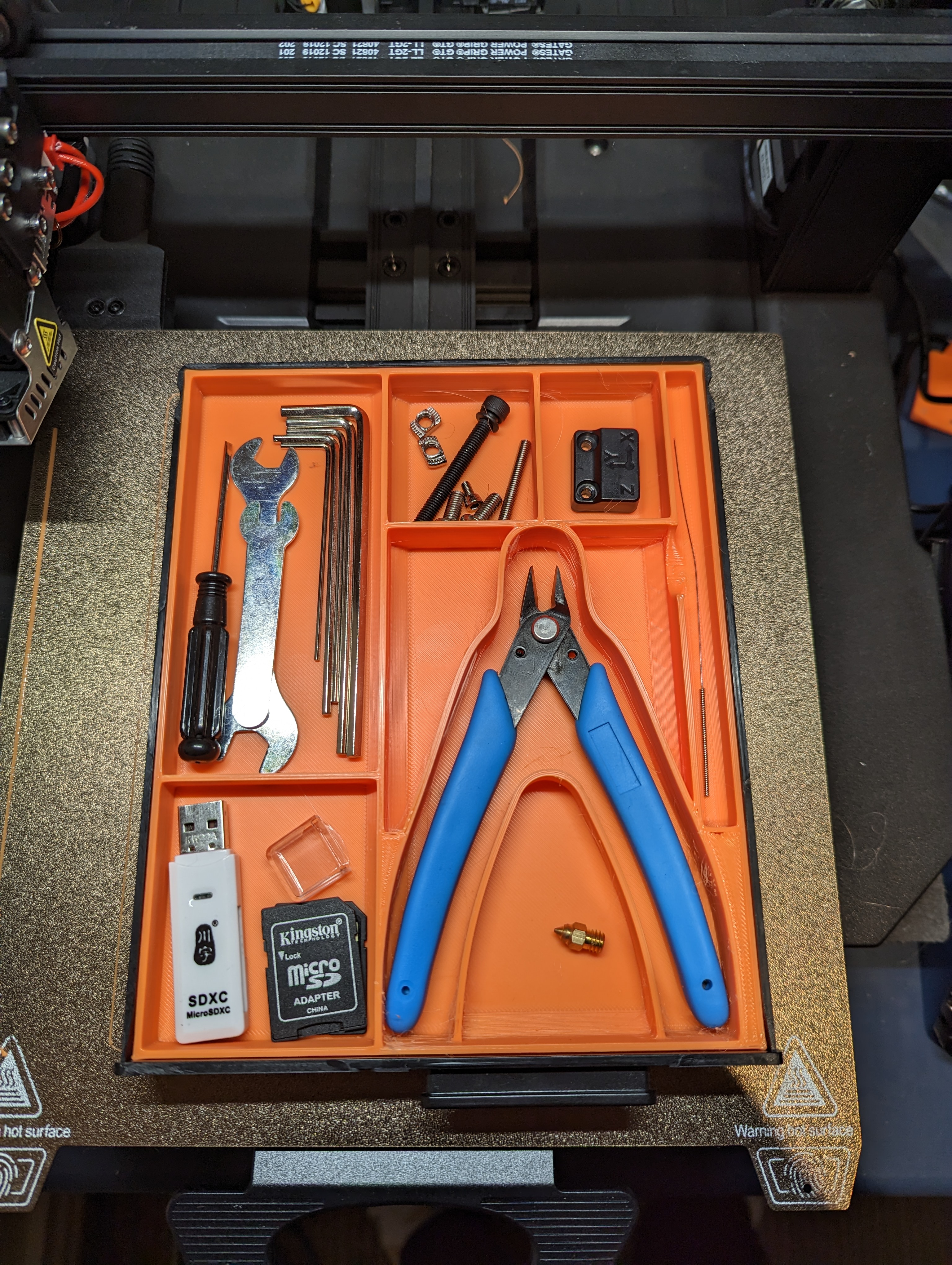 Ender 3 S1 Pro Tray Insert Remix 3D model thumbnail