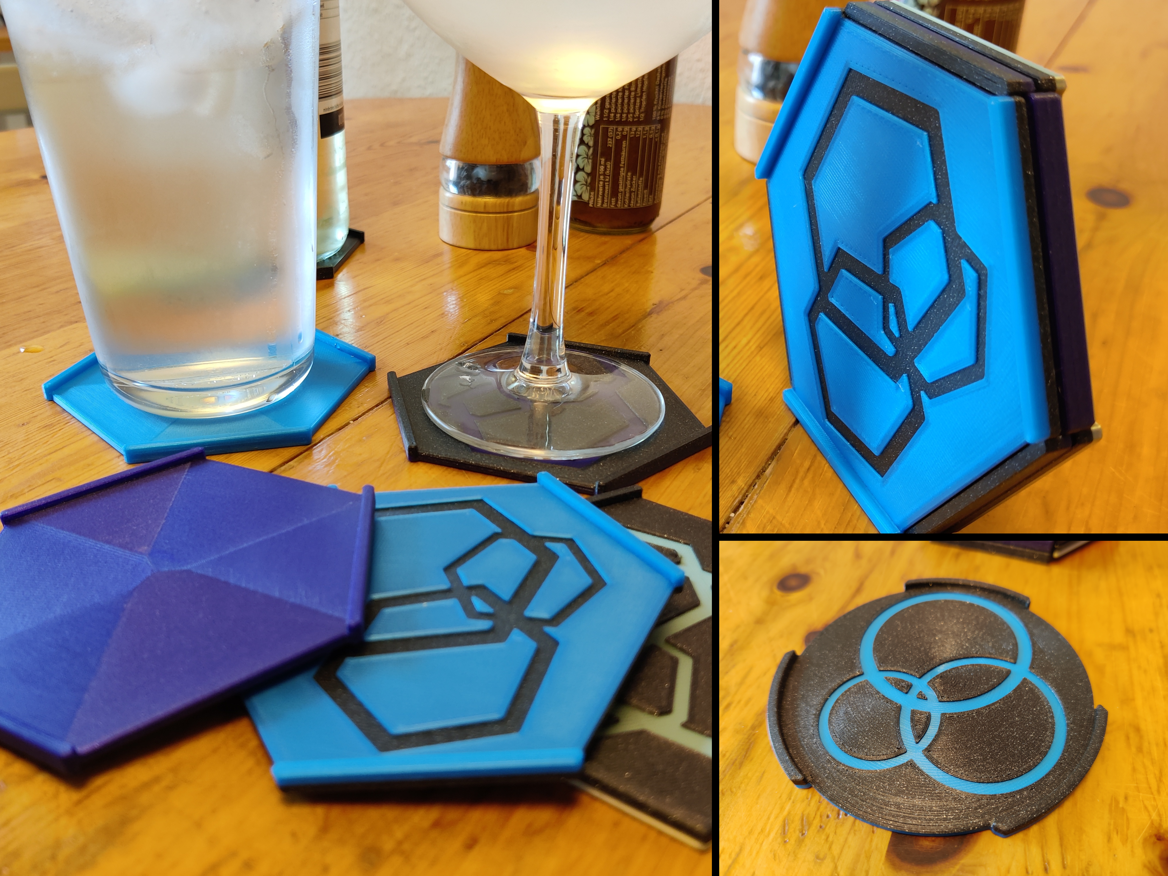 Stackable Interlocking Coasters