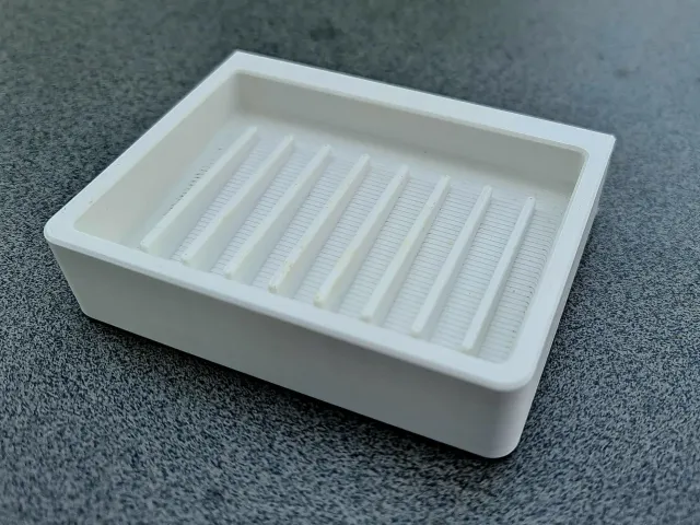 Simple soap dish for the wall