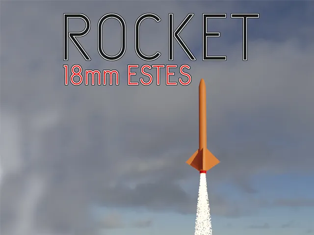 Rocket for Estes Standard 18 mm motors