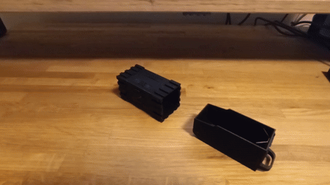 Miniatura 4 do modelo 3D modular tilt drawer storage