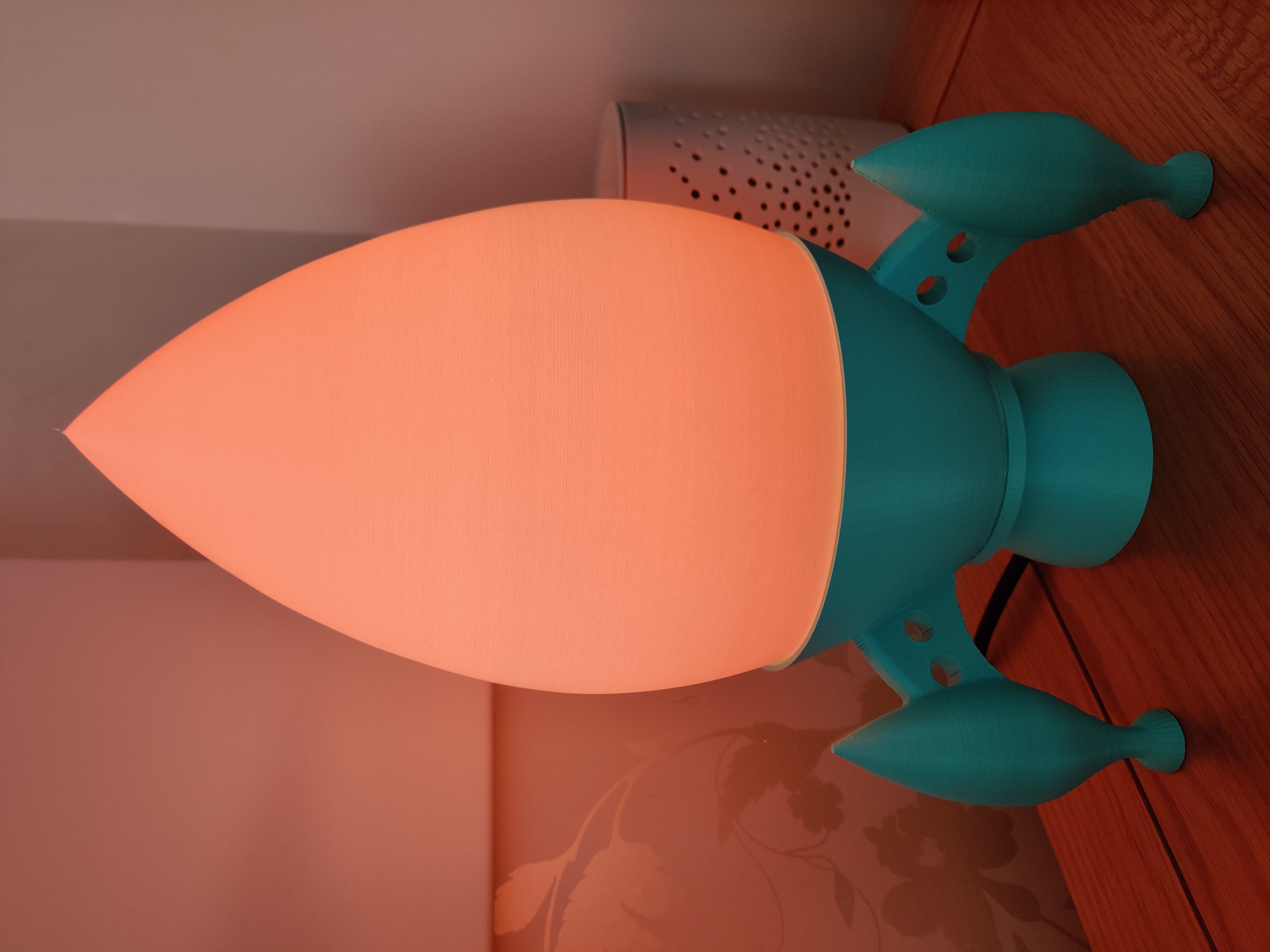 Retro Rocket Lamp - Fallout Inspired