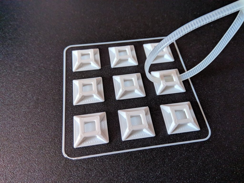 Cable tie mount
