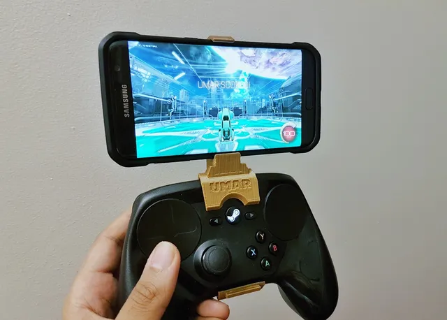 Steam Controller Adjustable Phone Holder Mount