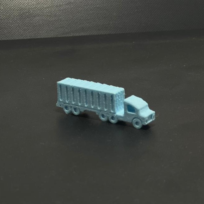 Mini Trailer for Dioramas – Fishing Port Edition