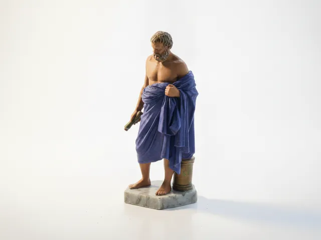 Menippus Philosopher Statue Classical Sculpture 3D Printable