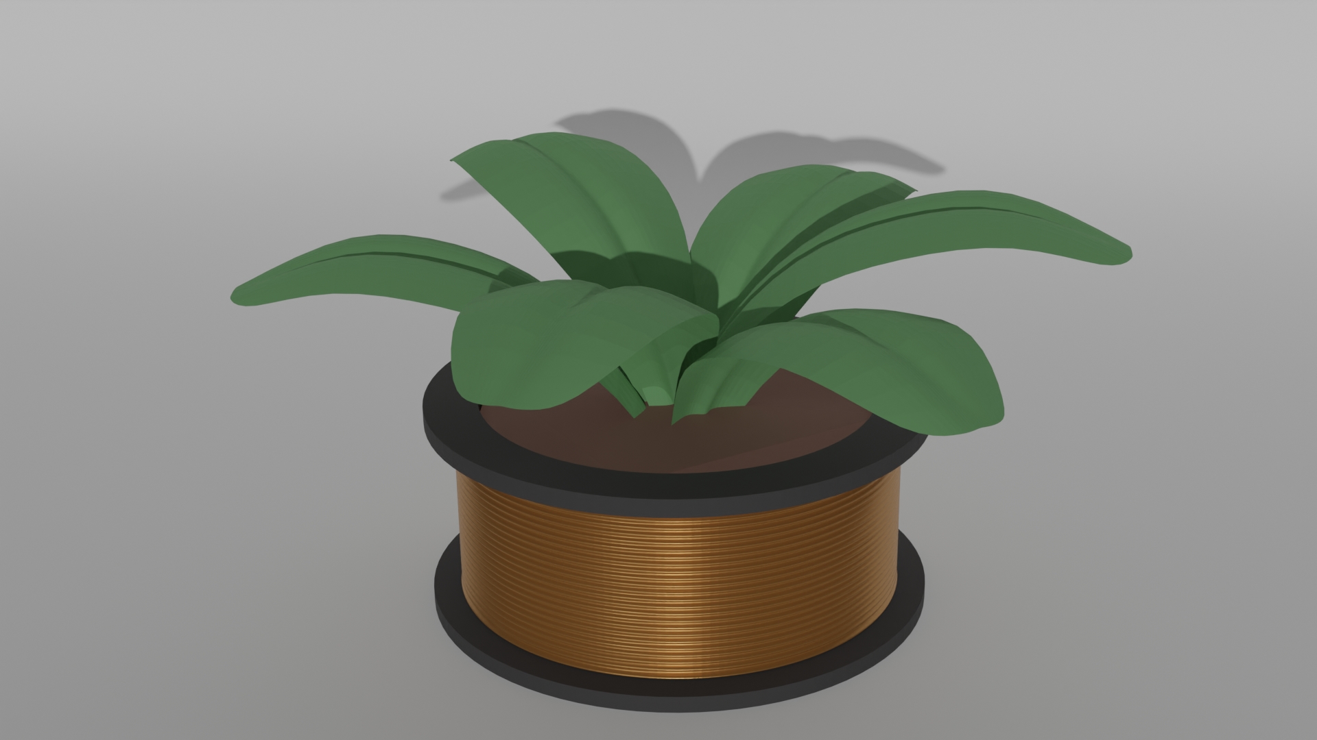 Filament Spool Plant Pot