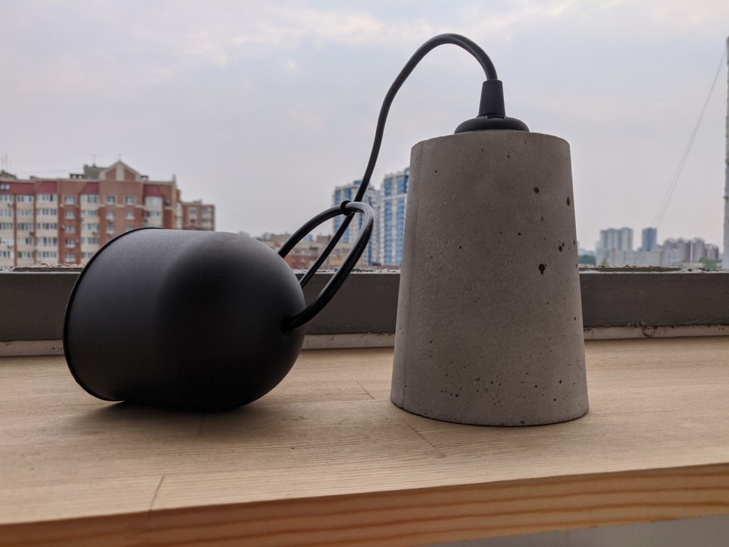 Concrete lamp
