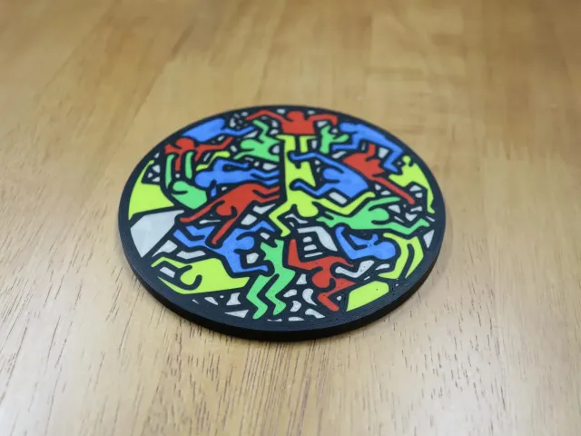 Keith Haring coaster