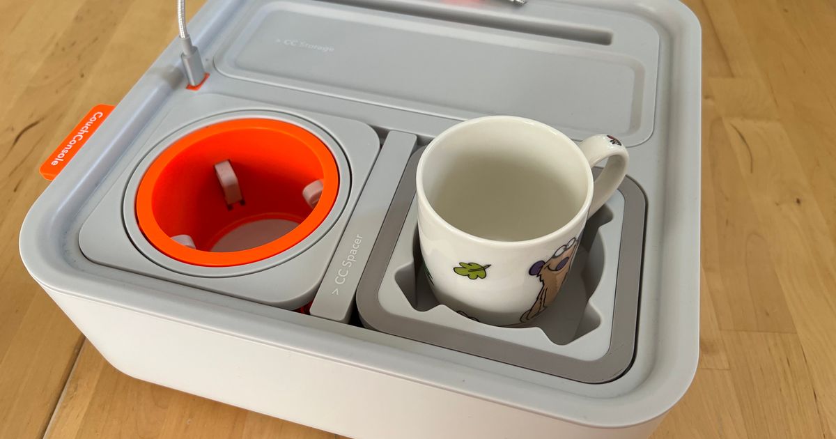 CouchConsole Mug Adapter raiser by BjoernA Download free STL model