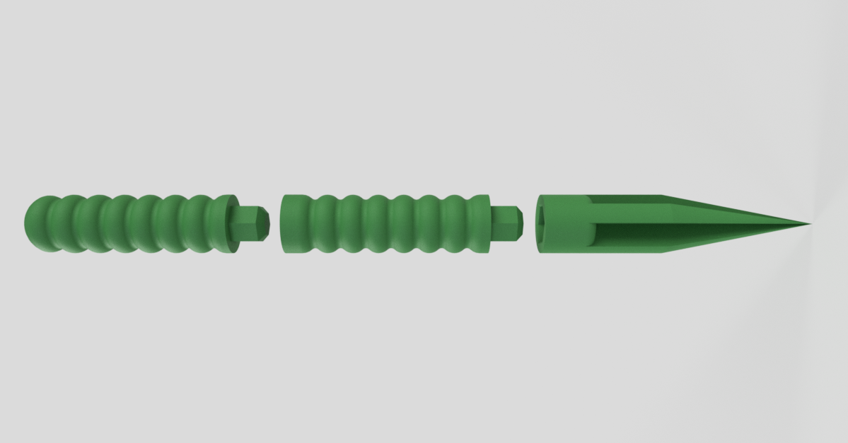 Miniatura 4 do modelo 3D Modular support for plants