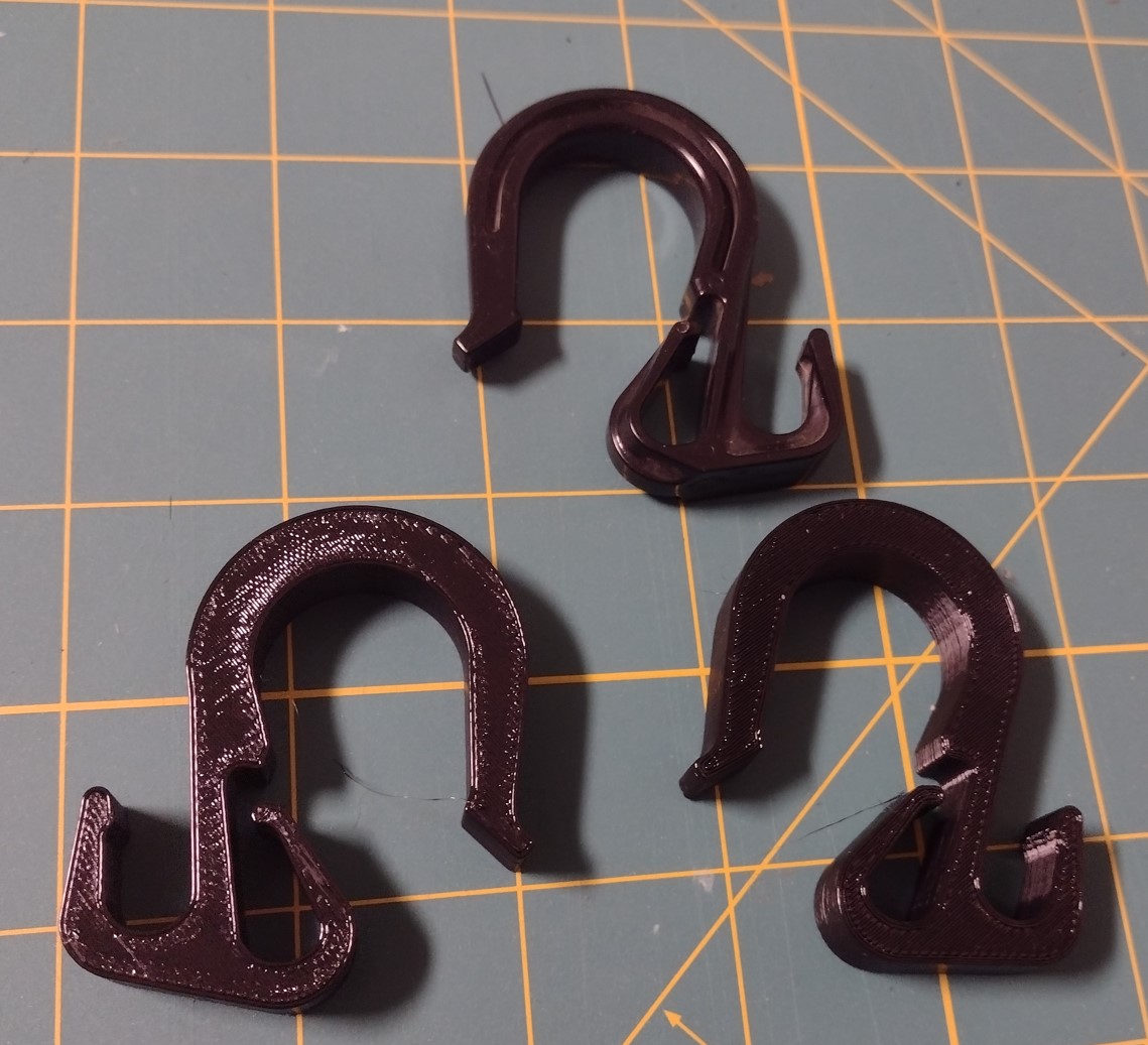 Miniatura 3 do modelo 3D Motorcycle Cargo Net Hook