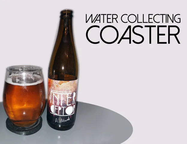 Water collecting coaster