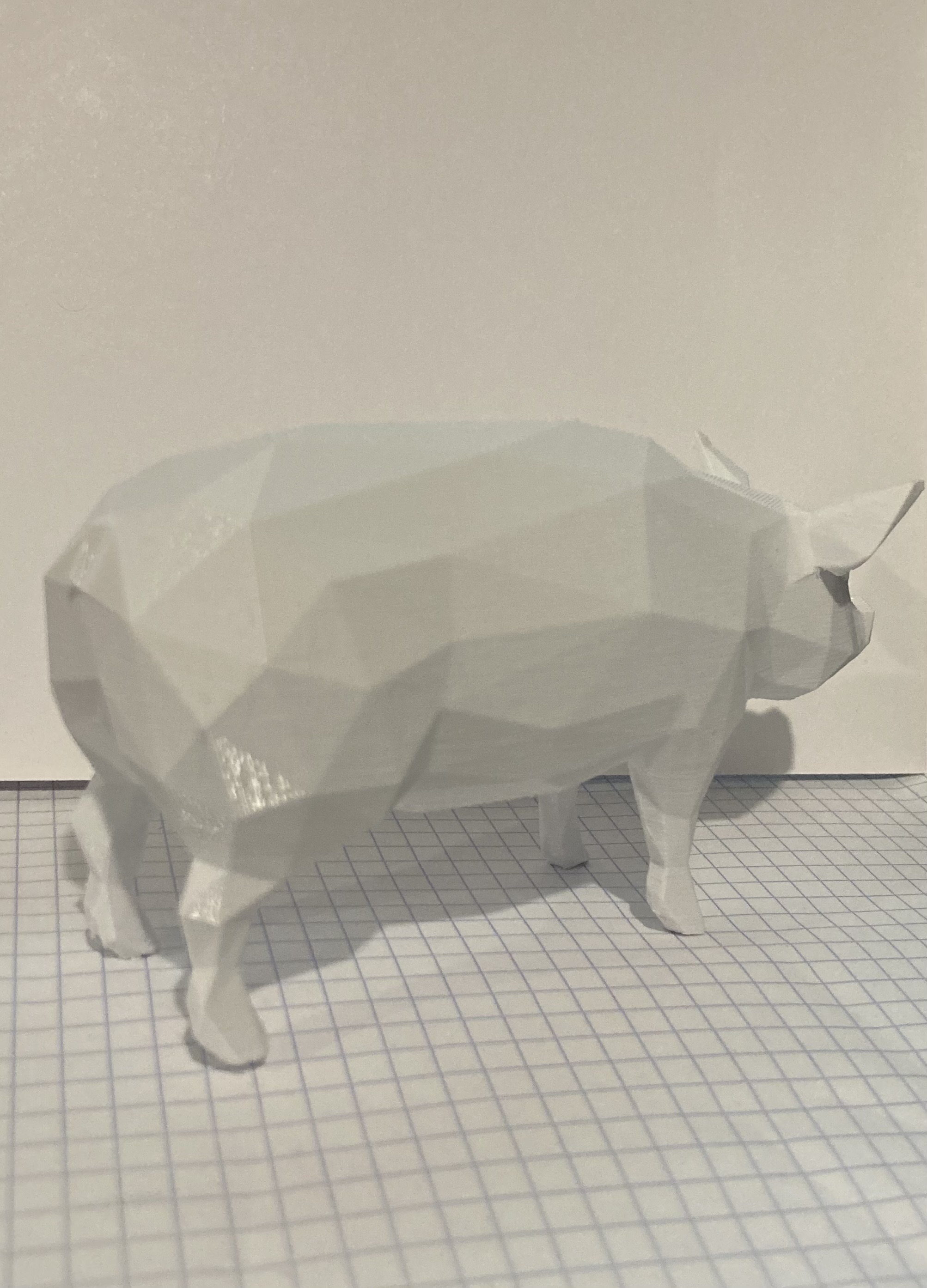 Miniatura 3 do modelo 3D Low Poly Pig