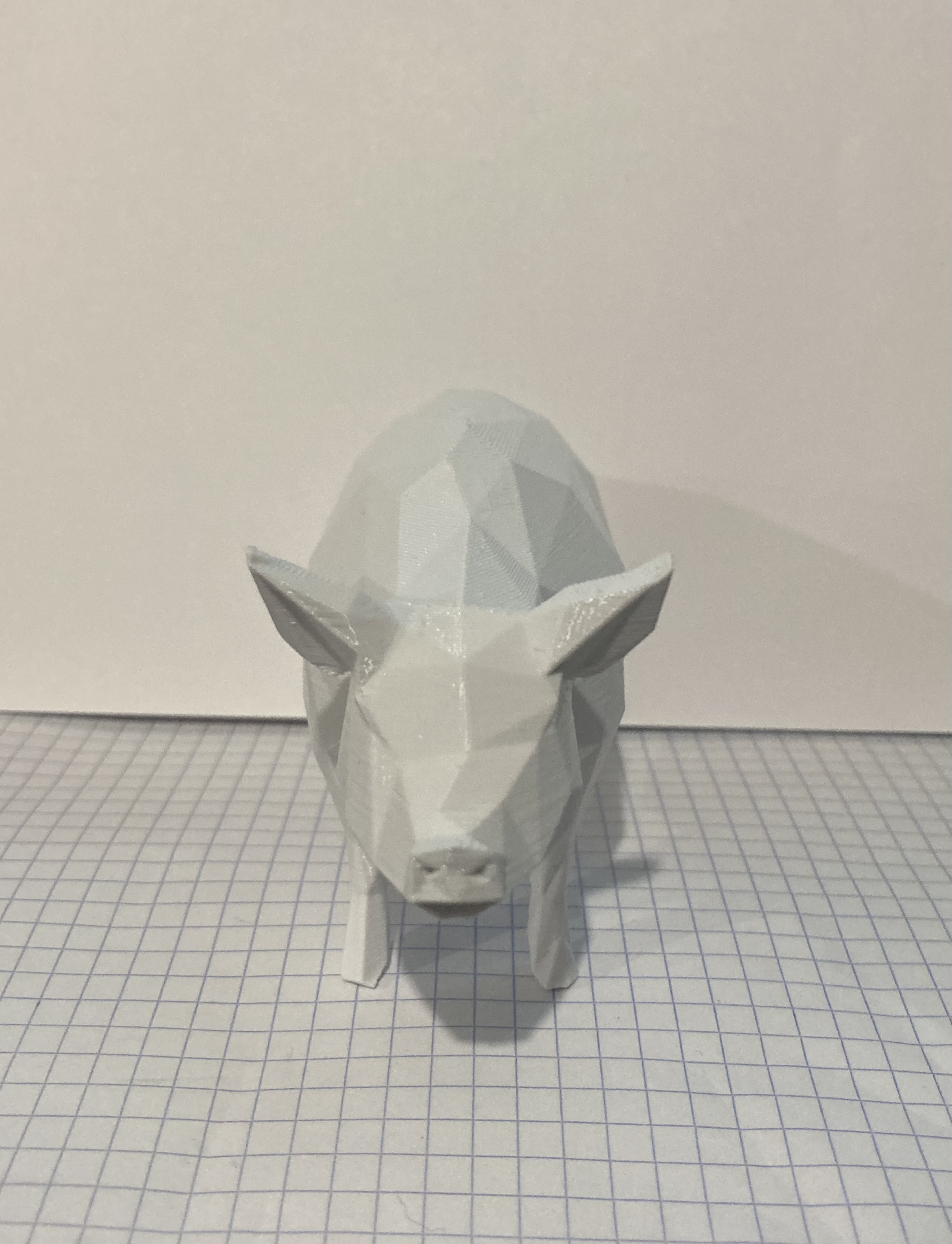 Miniatura 2 do modelo 3D Low Poly Pig